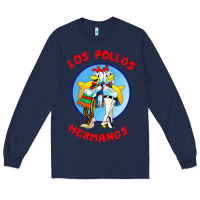 Navy los pollos hermanos movie Long Sleeve Tee - linhVisuals