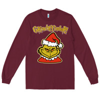 Burgundy christmas grinchffindor! grinch Long Sleeve Tee - linhVisuals