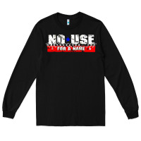 Black American punk Long Sleeve Tee - linhVisuals