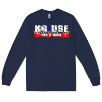Navy American punk Long Sleeve Tee - linhVisuals
