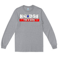 Heather Grey American punk Long Sleeve Tee - linhVisuals
