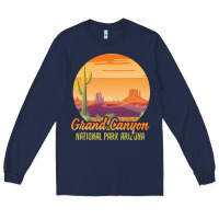Navy grand canyon national park t  shirt grand canyon arizona u s national Long Sleeve Tee - linhVisuals