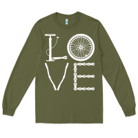 Army Green cycling t  shirt cycling cyclist t  shirt (1) Long Sleeve Tee - linhVisuals