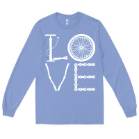 Colony Blue cycling t  shirt cycling cyclist t  shirt (1) Long Sleeve Tee - linhVisuals
