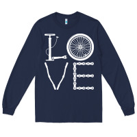 Navy cycling t  shirt cycling cyclist t  shirt (1) Long Sleeve Tee - linhVisuals