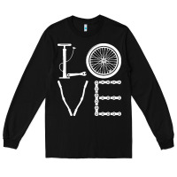 Black cycling t  shirt cycling cyclist t  shirt (1) Long Sleeve Tee - linhVisuals