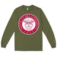 Army Green santa clara u seal Long Sleeve Tee - linhVisuals