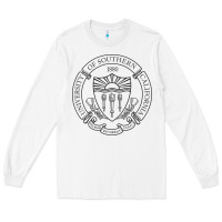 White .university of southern california Long Sleeve Tee - linhVisuals