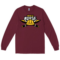 Burgundy northern kentucky norse Long Sleeve Tee - linhVisuals