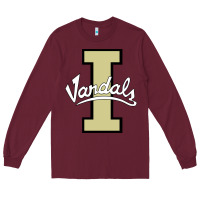Burgundy idaho vandals Football team Long Sleeve Tee - linhVisuals