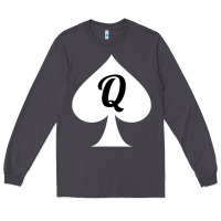 Smoke queen of spades clothes for women   qos tee t shirt Long Sleeve Tee - linhVisuals
