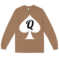 Toasted Coconut queen of spades clothes for women   qos tee t shirt Long Sleeve Tee - linhVisuals