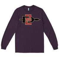 Plum san diego state aztecs Long Sleeve Tee - linhVisuals