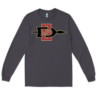 Smoke san diego state aztecs Long Sleeve Tee - linhVisuals
