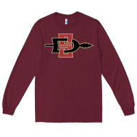 Burgundy san diego state aztecs Long Sleeve Tee - linhVisuals