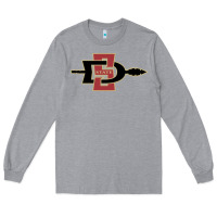 Heather Grey san diego state aztecs Long Sleeve Tee - linhVisuals
