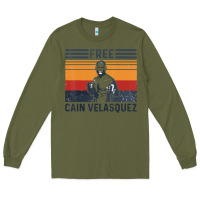 Army Green free cain velasquez vintage t shirt Long Sleeve Tee - linhVisuals