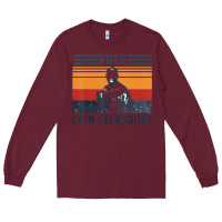 Burgundy free cain velasquez vintage t shirt Long Sleeve Tee - linhVisuals