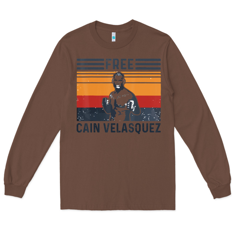 Free Cain Velasquez Vintage T Shirt Long Sleeve Tee by linhVisuals | Teevron