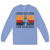 Colony Blue free cain velasquez vintage t shirt Long Sleeve Tee - linhVisuals