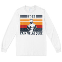 White free cain velasquez vintage t shirt Long Sleeve Tee - linhVisuals