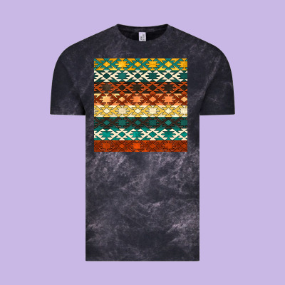 Native American Aztec Seamless Pattern 1 Vintage Tee Designed By Bundleandbundleshop