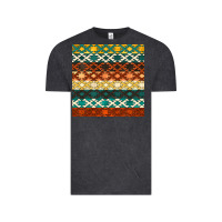 Vintage Black native american aztec seamless pattern 1 Vintage Tee - BundleAndBundleShop