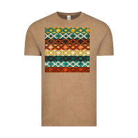 Vintage Coffee native american aztec seamless pattern 1 Vintage Tee - BundleAndBundleShop
