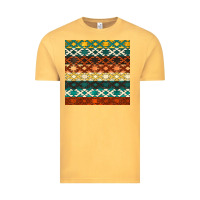 Vintage Mustard native american aztec seamless pattern 1 Vintage Tee - BundleAndBundleShop