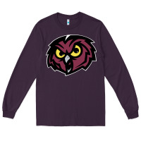 Plum temple owls Long Sleeve Tee - linhVisuals