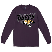 Plum towson tigers Long Sleeve Tee - linhVisuals