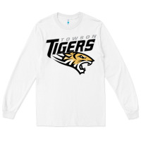 White towson tigers Long Sleeve Tee - linhVisuals