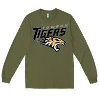 Army Green towson tigers Long Sleeve Tee - linhVisuals