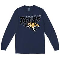 Navy towson tigers Long Sleeve Tee - linhVisuals