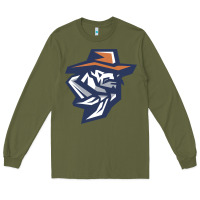 Army Green utep miners Long Sleeve Tee - linhVisuals