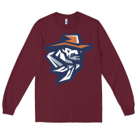 Burgundy utep miners Long Sleeve Tee - linhVisuals
