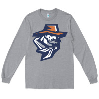Heather Grey utep miners Long Sleeve Tee - linhVisuals