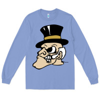 Colony Blue wake forest demon deacons Long Sleeve Tee - linhVisuals