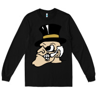 Black wake forest demon deacons Long Sleeve Tee - linhVisuals