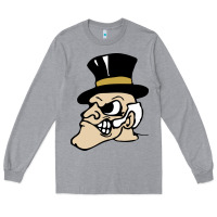 Heather Grey wake forest demon deacons Long Sleeve Tee - linhVisuals