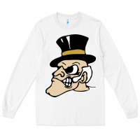 White wake forest demon deacons Long Sleeve Tee - linhVisuals