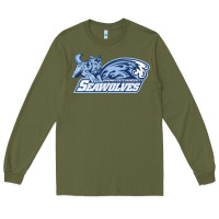 Army Green sonoma state seawolves Long Sleeve Tee - linhVisuals