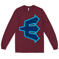 Burgundy everett aquasox Long Sleeve Tee - linhVisuals