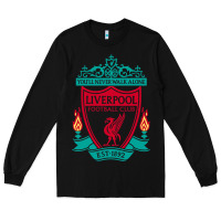 Black new you'll never walk alone liverpool Long Sleeve Tee - linhVisuals