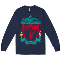 Navy new you'll never walk alone liverpool Long Sleeve Tee - linhVisuals