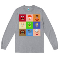 Heather Grey Muppets and Friends Long Sleeve Tee - linhVisuals