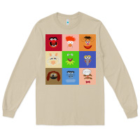 Mushroom Muppets and Friends Long Sleeve Tee - linhVisuals