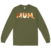 Army Green Bluey Mum Long Sleeve Tee - linhVisuals