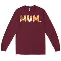 Burgundy Bluey Mum Long Sleeve Tee - linhVisuals