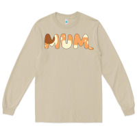 Mushroom Bluey Mum Long Sleeve Tee - linhVisuals
